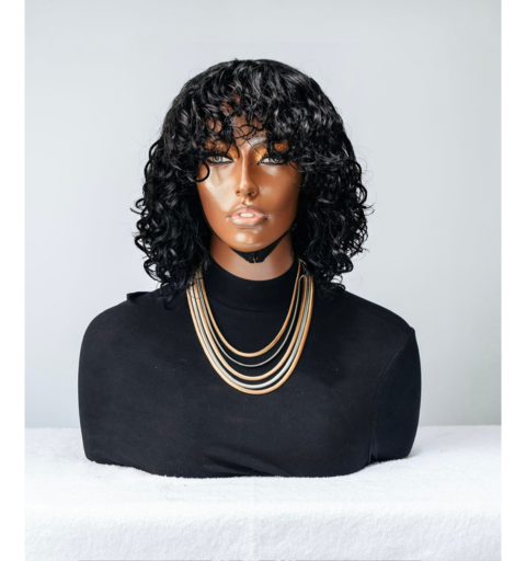 Water Wave Fringe Wig
